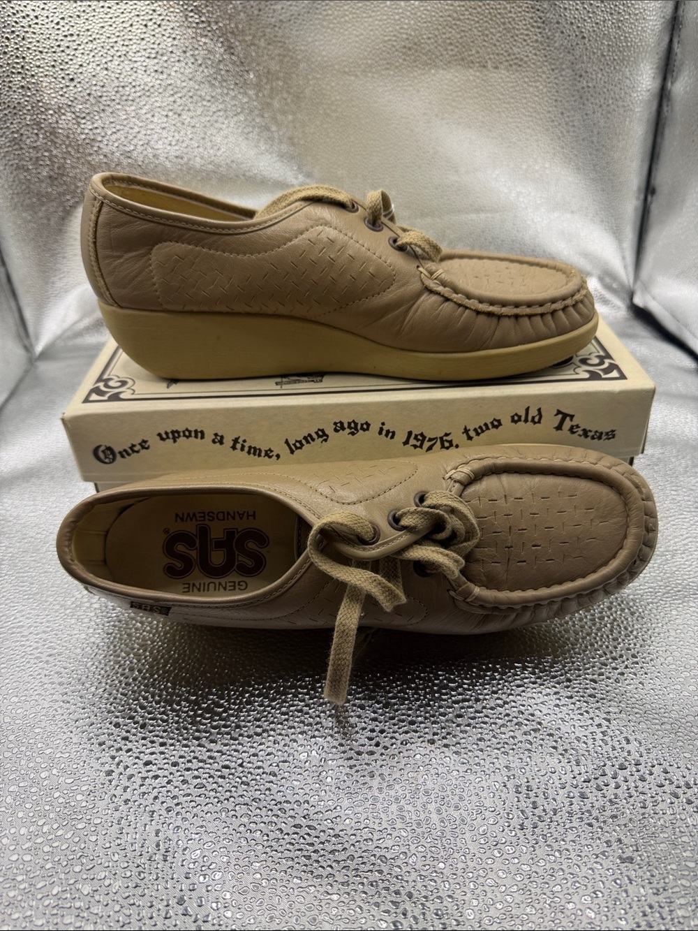 SAS Women's Casual Lace-Up Loafers - Tan